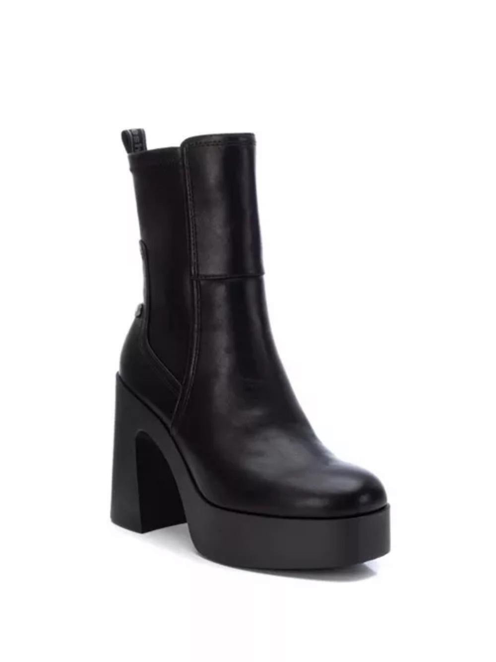 XTI Black Platform Boots